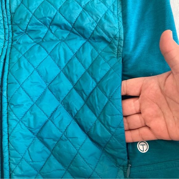 T BY TALBOTS   Carriage Green Jacket Zip Size X - Picture 7 of 16